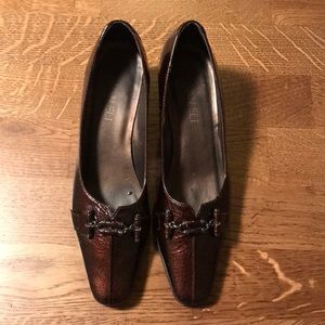 Van Eli Bronze Brown Shoes 5 1/2N